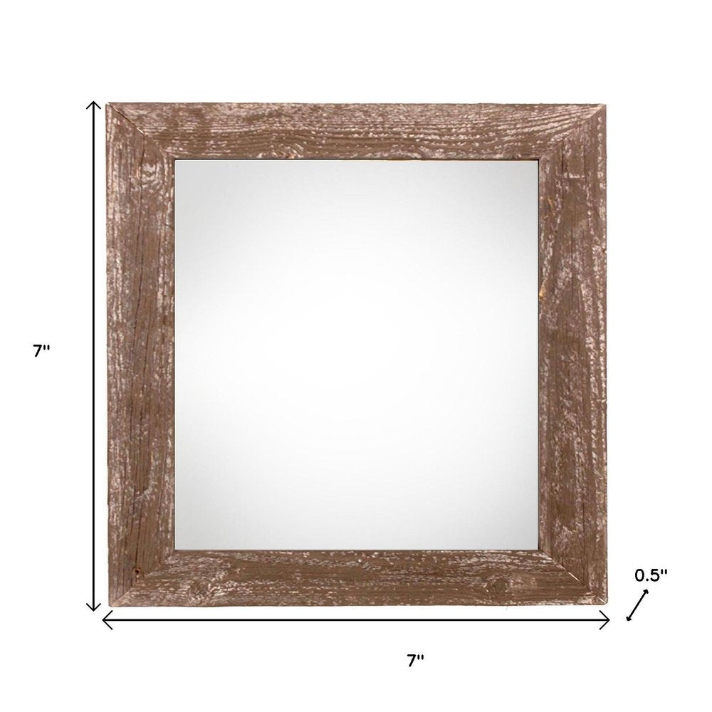 4" x 4" Espresso Solid Wood Tabletop Picture Frame