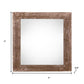 4" x 4" Espresso Solid Wood Tabletop Picture Frame