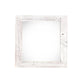 4" x 4" White Solid Wood Tabletop Picture Frame