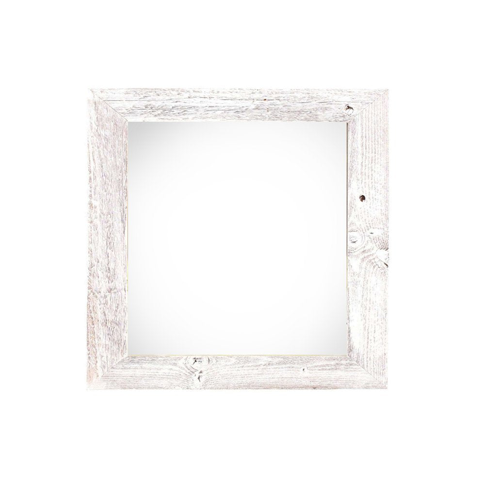 4" x 4" White Solid Wood Tabletop Picture Frame