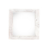 4" x 4" White Solid Wood Tabletop Picture Frame