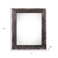 4" x 6" Black Solid Wood Tabletop Picture Frame