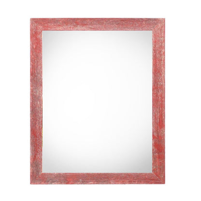 4" x 6" Red Solid Wood Tabletop Picture Frame