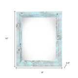 5" x 7" Blue Solid Wood Tabletop Picture Frame