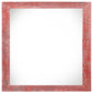 6" x 6" Red Solid Wood Tabletop Picture Frame