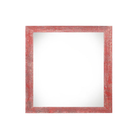 6" x 6" Red Wood Tabletop Picture Frame