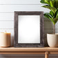 8.5" x 11" Black Solid Wood Tabletop Picture Frame