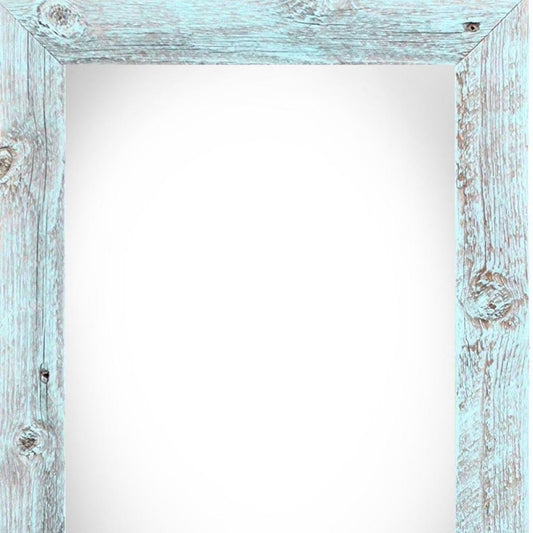 9" x 12" Blue Wood Hanging Picture Frame