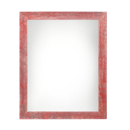 9" x 12" Red Solid Wood Hanging Picture Frame