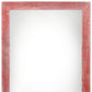 9" x 12" Red Solid Wood Hanging Picture Frame