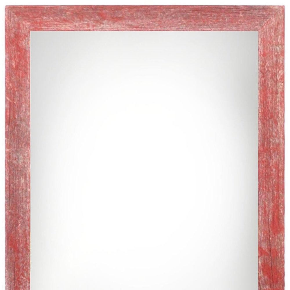 9" x 12" Red Solid Wood Hanging Picture Frame