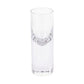 Set Of 2 Mouth Blown Crystal Long Shot Glasses