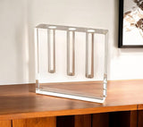 7" Clear Crystal Clear Square Table Vase