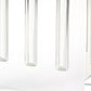 7" Clear Crystal Clear Square Table Vase