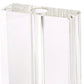 6" Clear Square Crystal Glass Table Vase