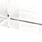 8" Clear Crystal Clear Square Table Vase