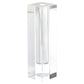 10" Clear Cylinder Crystal Glass Table Vase