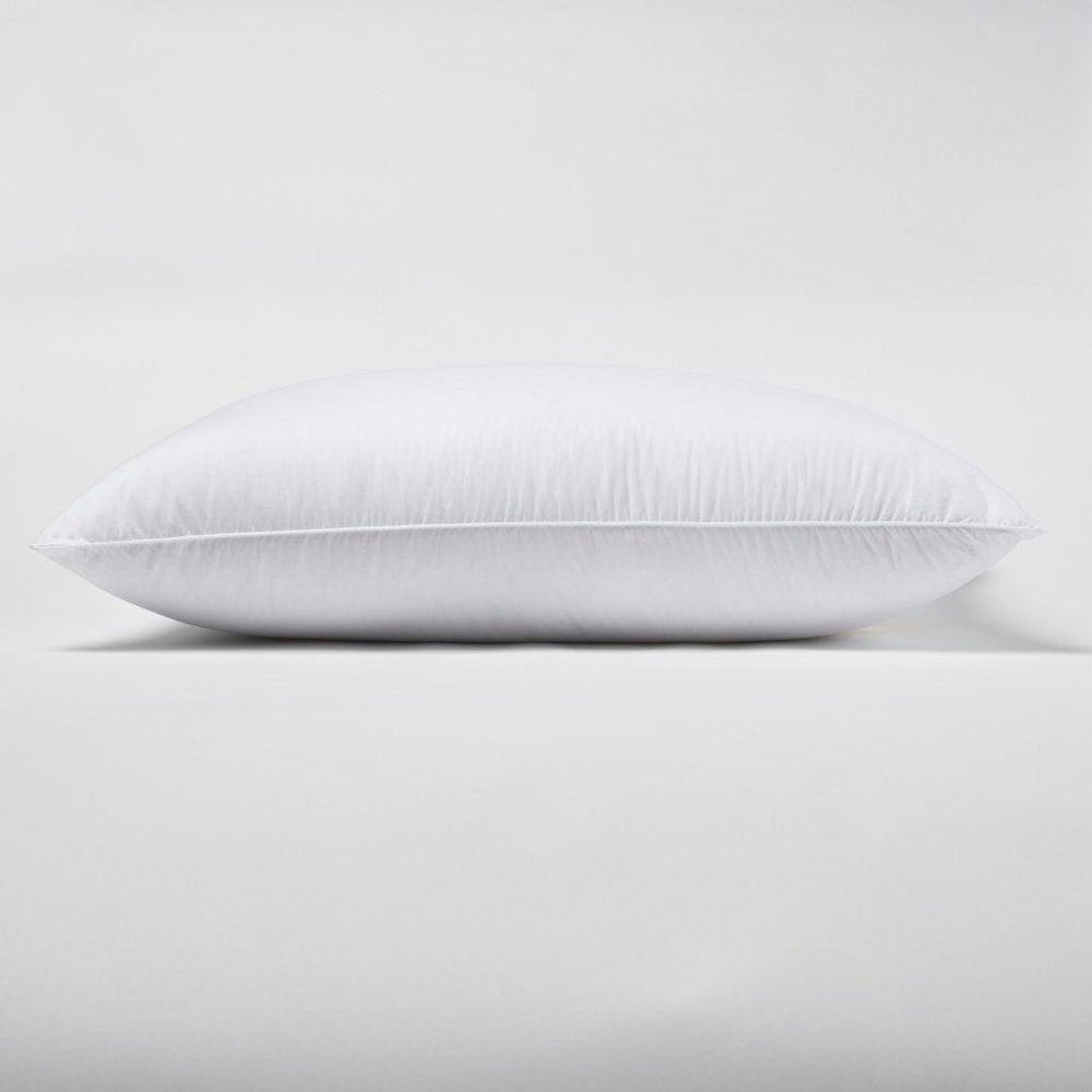 100% Cotton Lux Sateen Down Alternative Medium Hypoallergenic Standard Size Bed Pillow