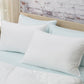 Set Of 2 Lux Sateen Down Alternative Standard Size Medium Pillows