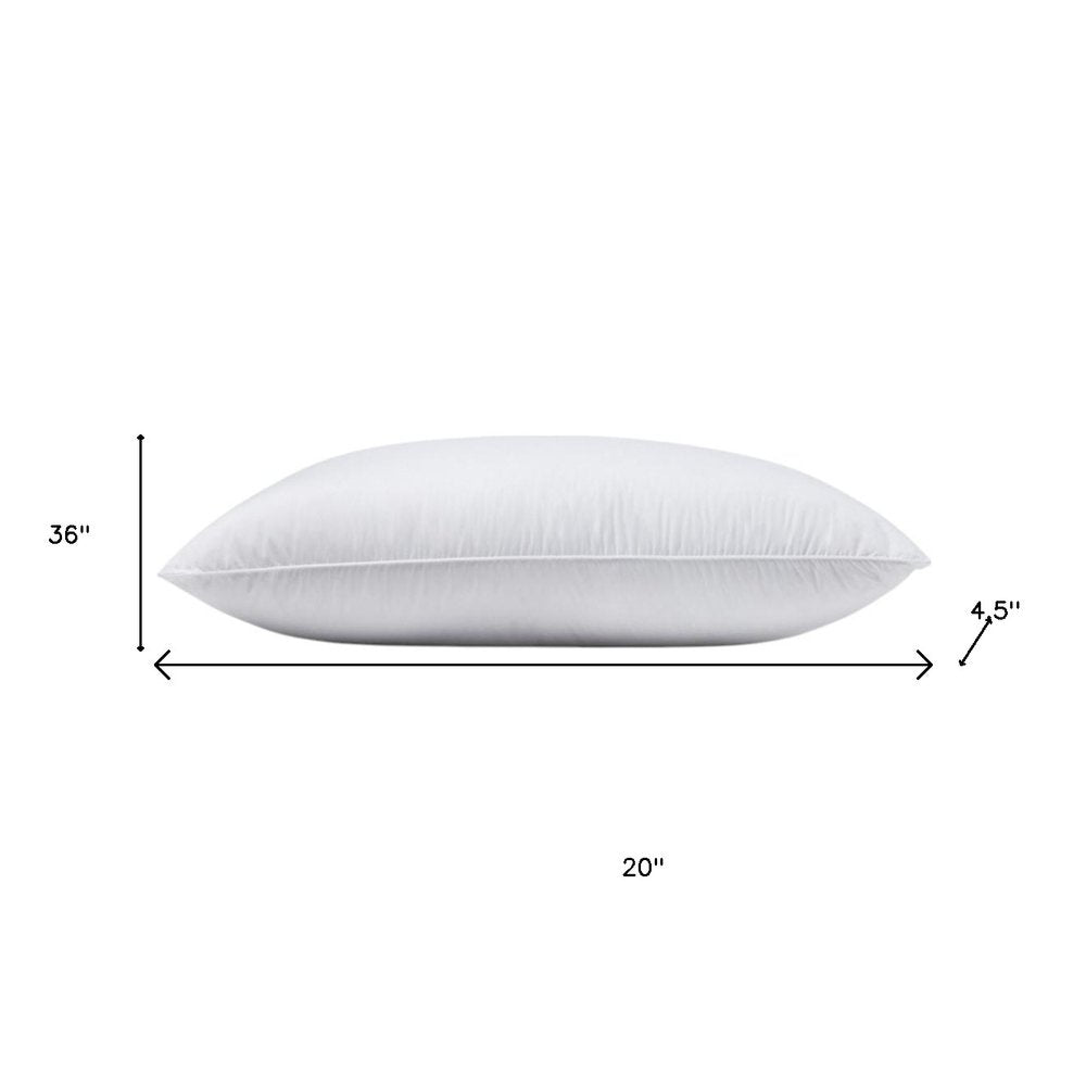 Set of Two Down Alternative Firm King Size Bed Pillows
