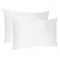 White Dreamy Set Of 2 Silky Satin King Pillowcases
