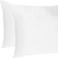 White Dreamy Set Of 2 Silky Satin King Pillowcases