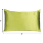 Lemongrass Dreamy Set Of 2 Silky Satin King Pillowcases