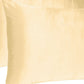 Pale Peach Dreamy Set Of 2 Silky Satin King Pillowcases