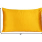 Goldenrod Dreamy Set Of 2 Silky Satin King Pillowcases