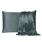 Two Piece Gray Satin