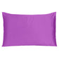 Purple Merlot Dreamy Set Of 2 Silky Satin Standard Pillowcases