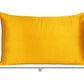 Goldenrod Dreamy Set Of 2 Silky Satin Standard Pillowcases