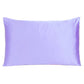 Purple Dreamy Set Of 2 Silky Satin Queen Pillowcases