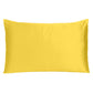 Lemon Dreamy Set Of 2 Silky Satin Queen Pillowcases