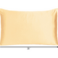 Pale Peach Dreamy Set Of 2 Silky Satin Queen Pillowcases