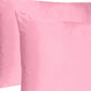 Pink Rose Dreamy Set Of 2 Silky Satin Queen Pillowcases