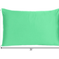 Green Dreamy Set Of 2 Silky Satin Queen Pillowcases
