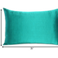 Teal Dreamy Set Of 2 Silky Satin Queen Pillowcases