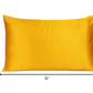 Goldenrod Dreamy Set Of 2 Silky Satin Queen Pillowcases