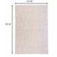 2' x 3' Brown Non Slip Indoor Outdoor Rug Pad
