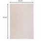 2' x 3' Brown Non Slip Indoor Outdoor Rug Pad
