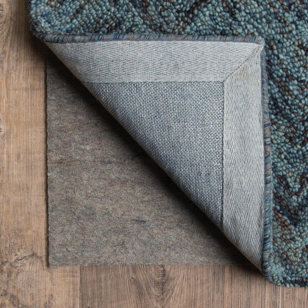 8' Round Gray Non Slip Rug Pad