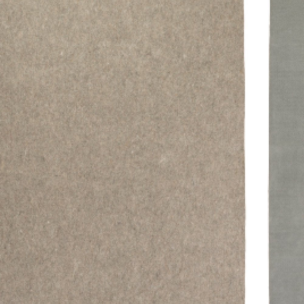 8' Round Gray Non Slip Rug Pad