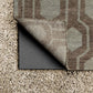 8' Round Gray Non Slip Rug Pad