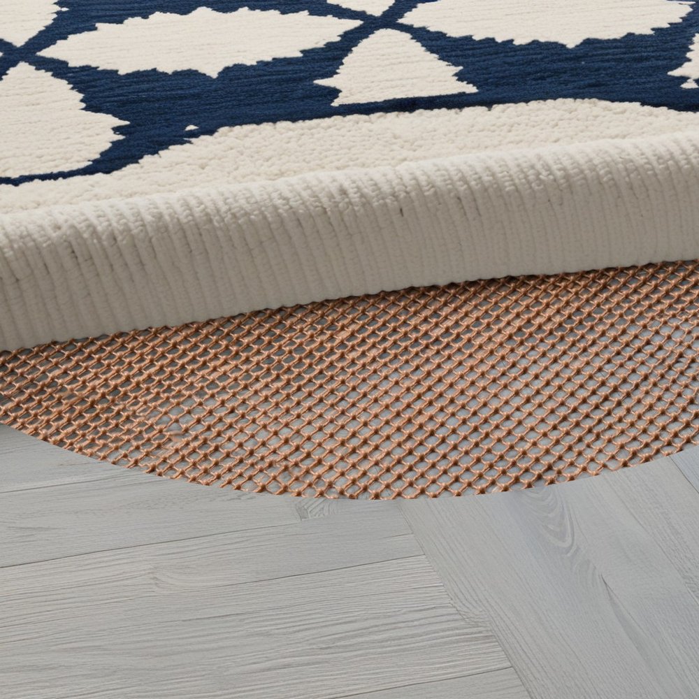 2' x 3' Brown Non Slip Indoor Outdoor Rug Pad