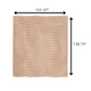2' x 3' Brown Non Slip Indoor Outdoor Rug Pad