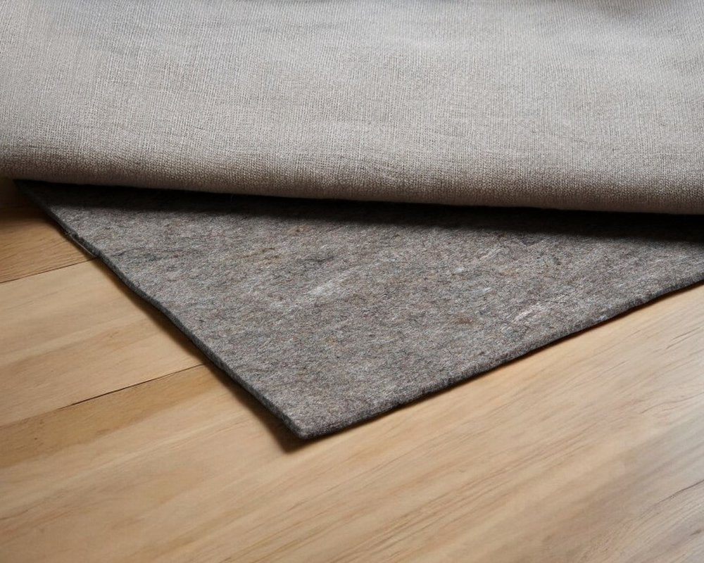 2' x 4' Gray Non Slip Rug Pad