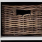 49" White Wood Three Drawer Sideboard with Two Doors