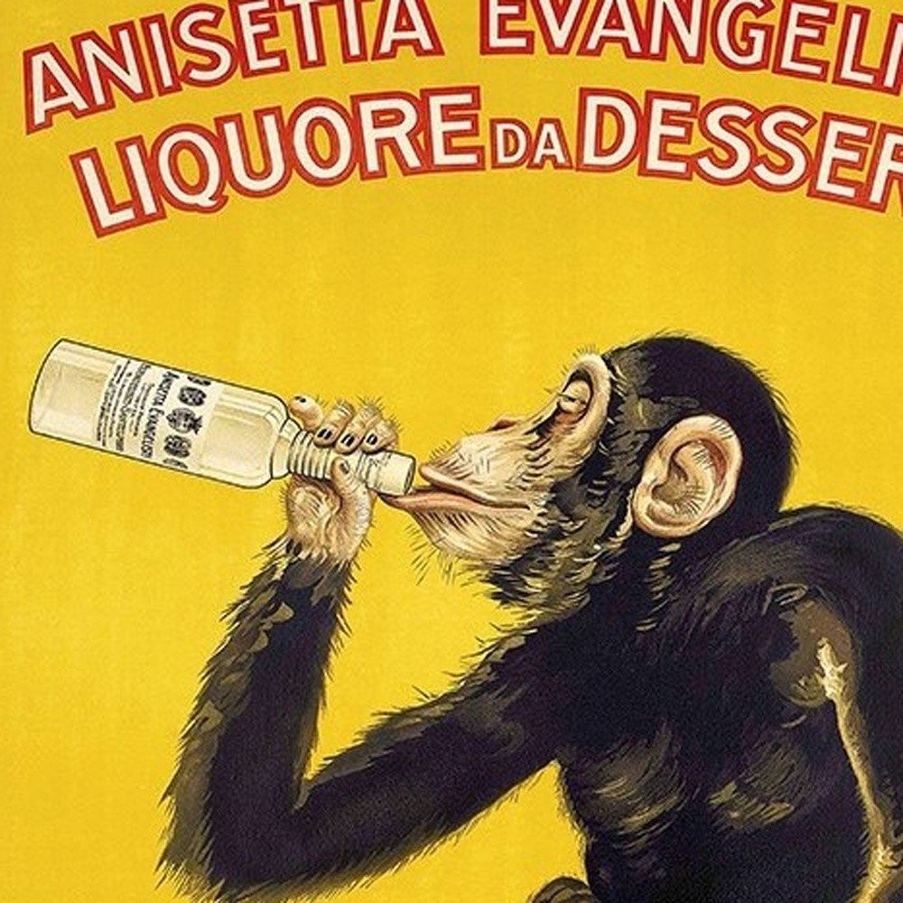 Anisetta Evangelisti Italian Liquor Unframed Print Wall Art