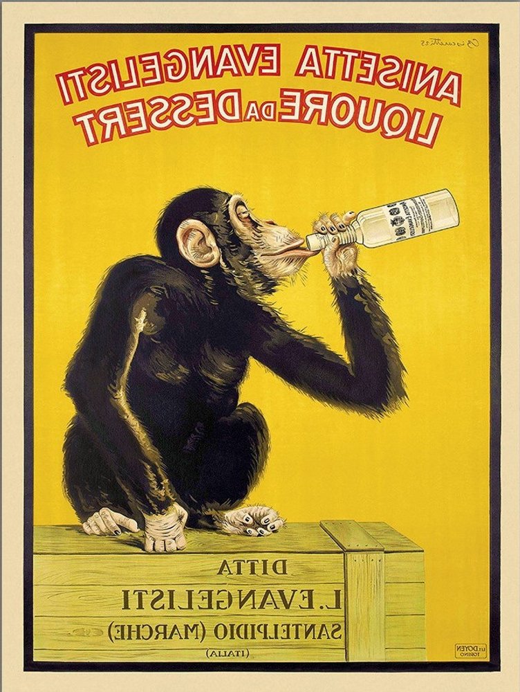 Anisetta Evangelisti Italian Liquor Unframed Print Wall Art